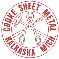 fabricated sheet metal northern mich|cooke sheet metal company.